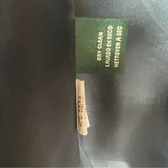 Lauren Ralph Lauren Navy Wool Pea Coat with Gold Anchor Buttons - Picture 5 of 7